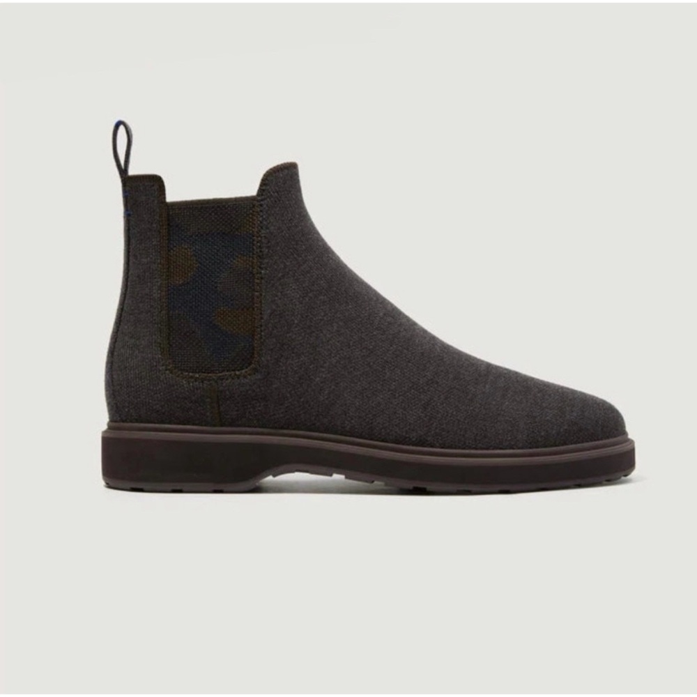 NWT ROTHY’S The Merino Chelsea Boot in Dark Chocolate